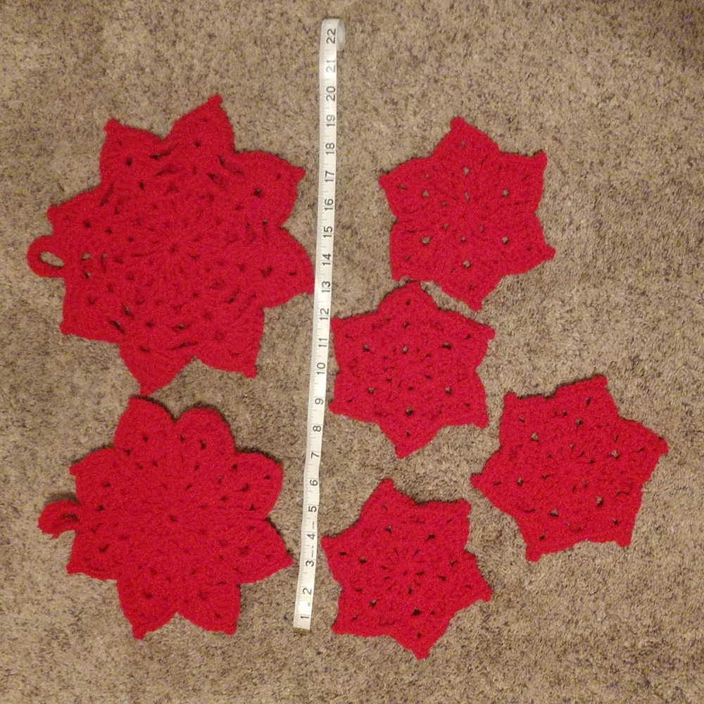 Crochet hotpads/coasters